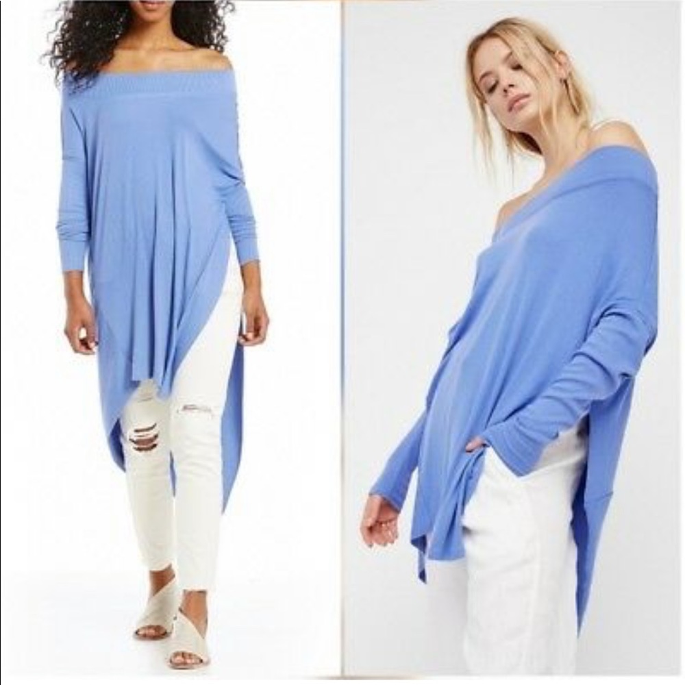 We The Free Off-Shoulder Asymmetrical Top